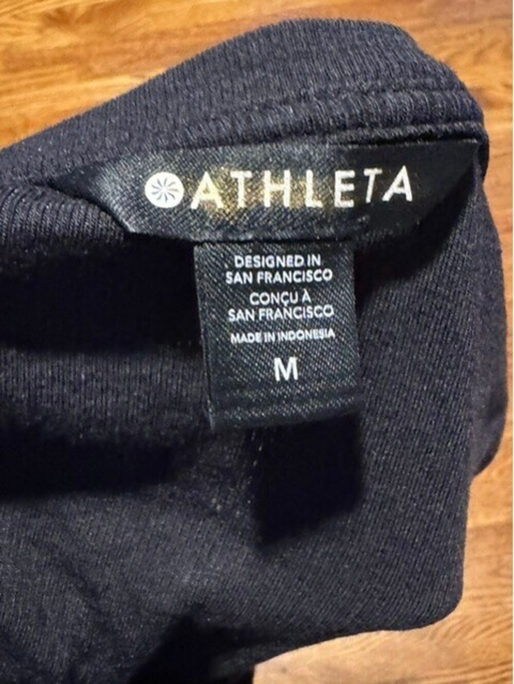 Athleta Black Well Rested Rib Tank Top - 96% Modal - Picture 3 of 4